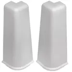 Vonkajší rohovník Hi-Line 9003 biela lesk – 2 ks