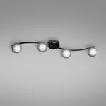 Svítidlo Mars As-8006-04-6195 Black-Chrome Ls4