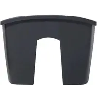 Kvetináč na zábradlie Crown  DCRO400 14022 S433 antracit