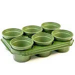 Sada 6 ks kvetinačov na sadenice s podmiskou