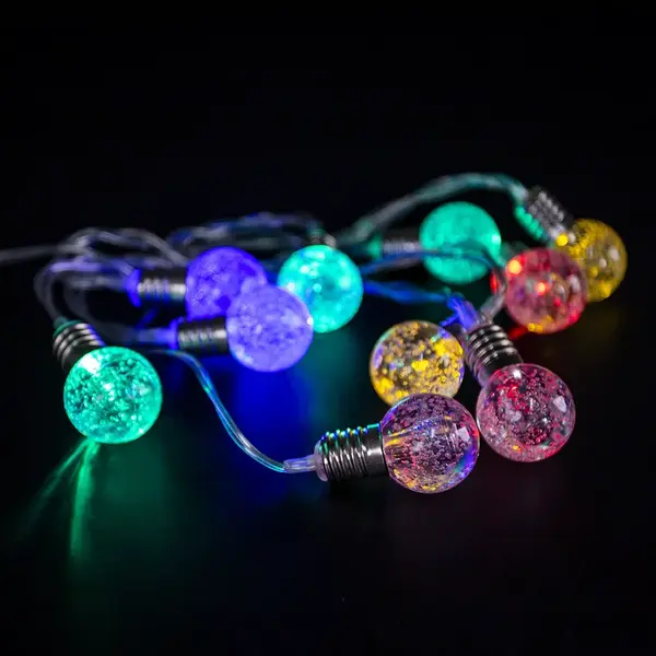 Vánoční LED světla, multibarevné