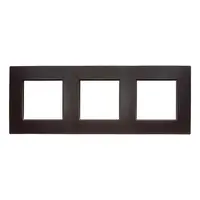 Rámček štvornásobný čokoláda R-3Q