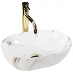 Umyvadlo na desku Amelia Mini Aiax Shiny Rea-U9107