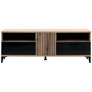 TV stolík Aris As01 Dub/Čierna