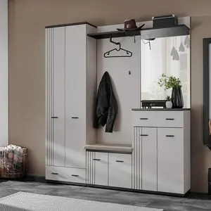 Predsieňový nábytok Hugo III Cc Hg3+P2 Vankúš Kašmír/Čierna