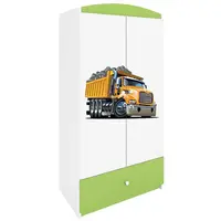 Skriňa Babydreams zelená – Nákladné auto