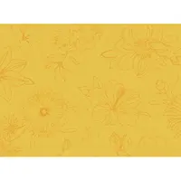 Gumený obrus Palmas žltý 385-8006 140 cm. Tovar na mieru.