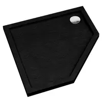 Vanička päťuhlová Black Stone 80x80x5 Espera AQM2397CST