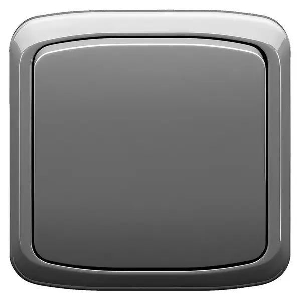 Vypínač jednopólový řazení 1, Tango, barva kouřová šedá