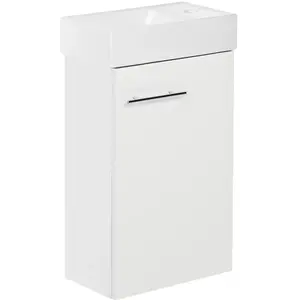 Kúpeľňová zostava Smart D40 1D0S biela