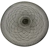 Plastové prostírání 38x0.3x38 cm černá