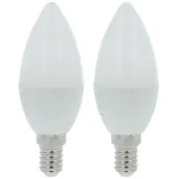 LED žárovka candle svíčka 5W E14 3000K 450LM, 2 pack