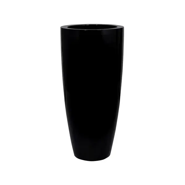 Květináč Dax, barva černá, více velikostí - PotteryPots Velikost: XL - v. 100 cm, ⌀ 47 cm