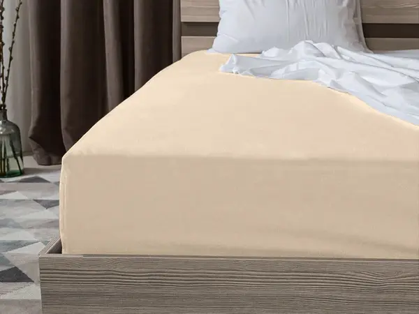 Jersey plachta svetlo béžová 90 x 200 cm