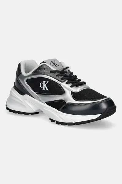 Tenisky Calvin Klein HIKE RUNNER LACE UP MESH MIX MET