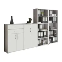 MID.YOU SKŘÍŇ NA ŠANONY, šedá, bílá, 337,6/185,6/33 cm