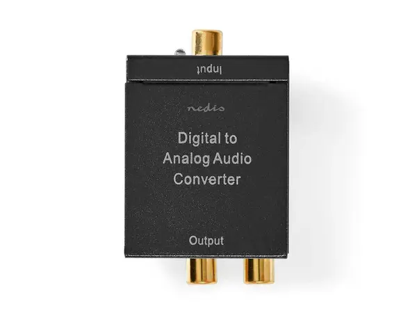 Převodník 2x Cinch/Toslink NEDIS ACON2510BK - rozbaleno