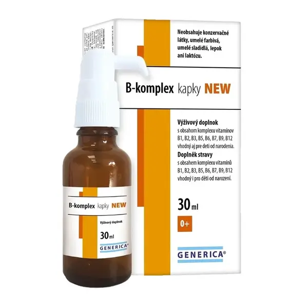 Generica B-komplex kapky NEW 30 ml