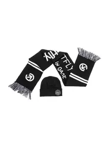 Meatfly set šály a kulichu Anniversary Black | Černá | Velikost One Size