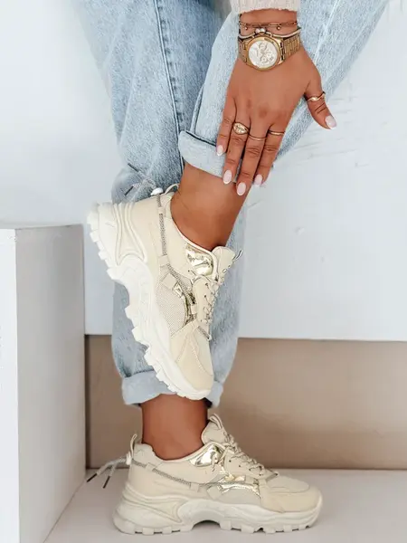 Dámské béžové tenisky Dstreet