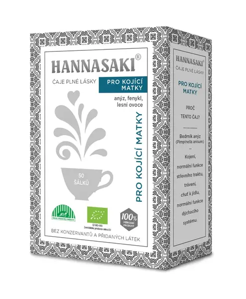 Hannasaki Pro kojící matky BIO sypaný čaj 50 g