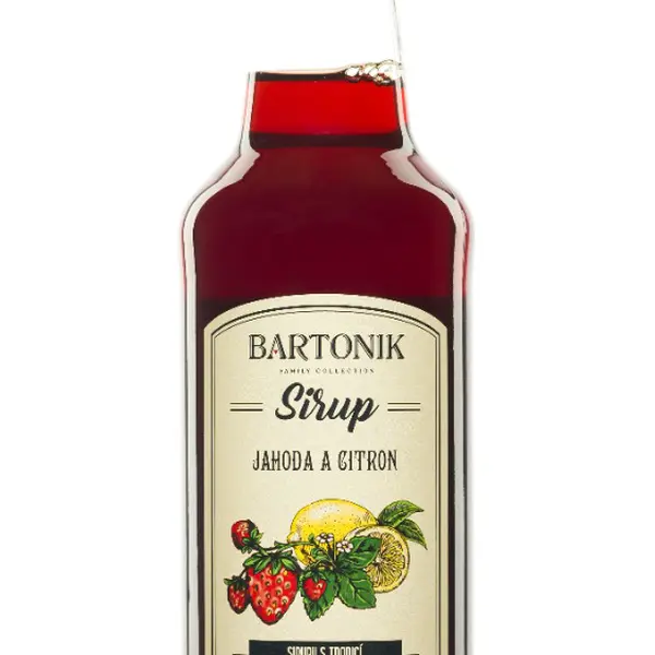 BARTONIK Sirup jahoda & citron 500 ml
