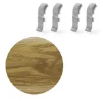 Spojka k soklu Naturel dub vínny , PVC dĺžka 0,5 cm, výška hrany 56 mm, NATNGTF56