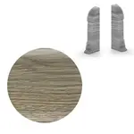 Koncovka k soklu Naturel dub Victoria , PVC dĺžka 0,5 cm, výška hrany 56 mm, NATNGTK67