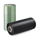 Strojní stretch fólie šířka 500 mm, délka 1645m, černá, z 50% recyklovaná, tloušťka 20µm | RAJA