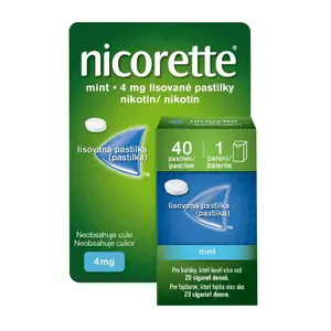 Nicorette Mint 4 mg 40 lisovaných pastilek