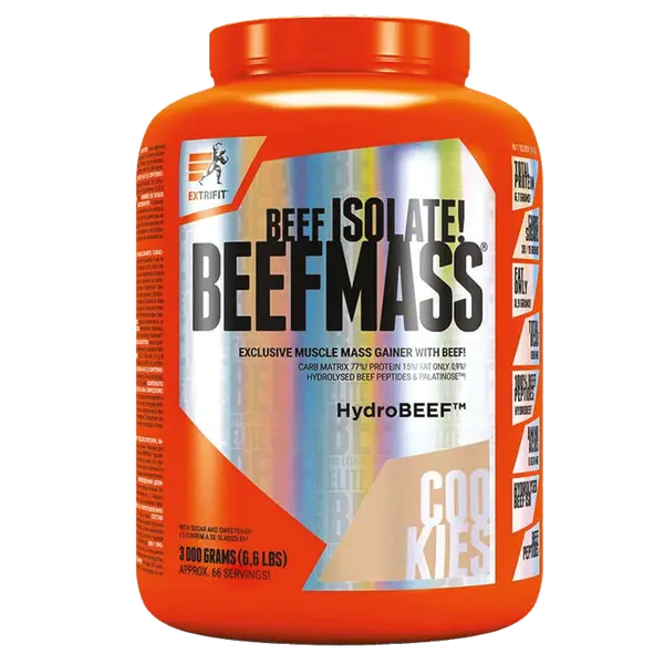 Extrifit BeefMass 1,5kg - vanilka, karamel