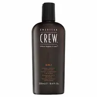 American Crew 3-in-1 šampon, kondicionér a sprchový gel pro každodenní použití 250 ml