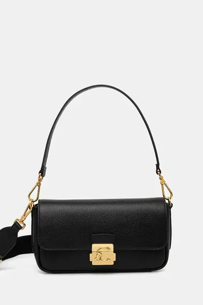 Kožená kabelka Coccinelle C-ME LOCK