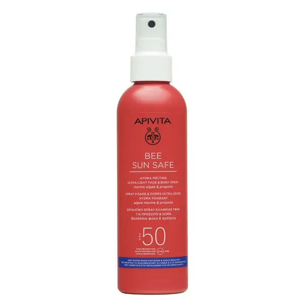 APIVITA Bee Sun Safe Hydra Melting SPF50 lehký sprej na tělo i obličej 200 ml