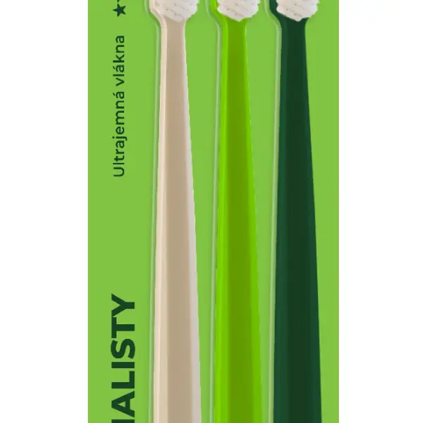 Herbadent Original ECO ultrajemný zubní kartáček 3 ks
