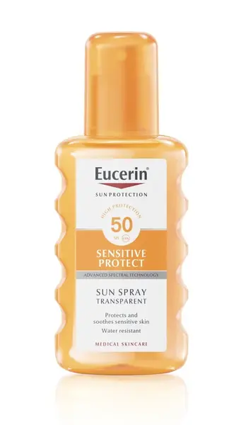 Eucerin SUN Dry Touch Oil Control SPF50+ transparentní sprej 200 ml