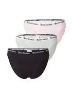 Juicy Couture Nohavičky 'DIDDY'  pastelovo zelená / ružová / čierna / biela