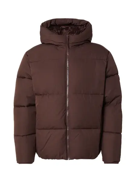 HOLLISTER Zimná bunda  hnedá