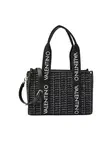 VALENTINO Shopper 'Candle'  čierna / biela / biela melírovaná