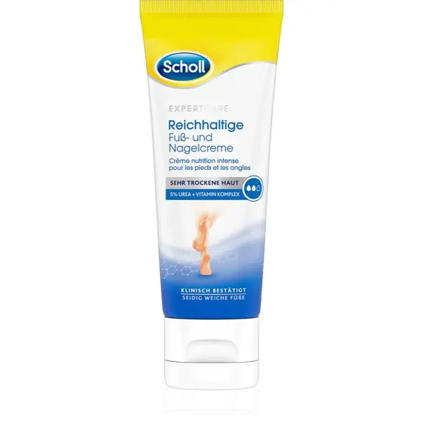 Scholl Foot Cream Very Dry Skin bohatý výživný krém na nohy 75 ml