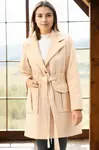 Z9778 DEWBERRY WOMEN'S COAT-BEIGE
