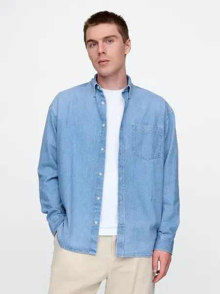 GAP Pánská Oversize džínová košile Big Shirt Americana 734167-00 Velikost: L