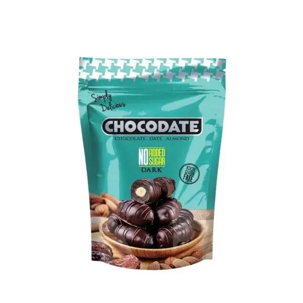 Chocodate - čokodatle s mandlí v čokoládě bez přidaného cukru 90 g