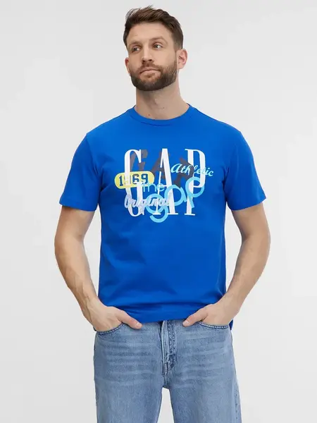 GAP Pánské Tričko s potiskem 586333-04 Velikost: XS