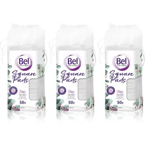 Bel Face & Body Square Pads odličovací tampony výhodné balení 3x50 ks
