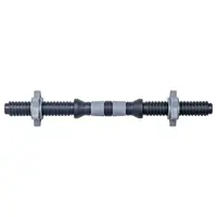 Hřídel na jednoruční činku inSPORTline Plafor 41cm/30mm plastová, se závitem a objímkami