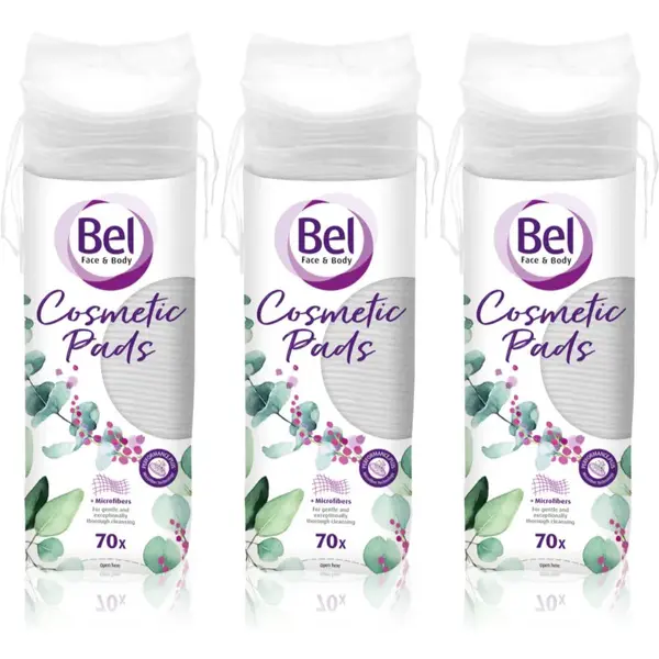 Bel Face & Body odličovací tampony výhodné balení 3x70 ks