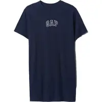 GAP V-FRCH LOGO Dámské šaty, tmavě modrá, velikost