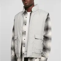 Lightweight Asphalt Vest Clean Puffer Vest