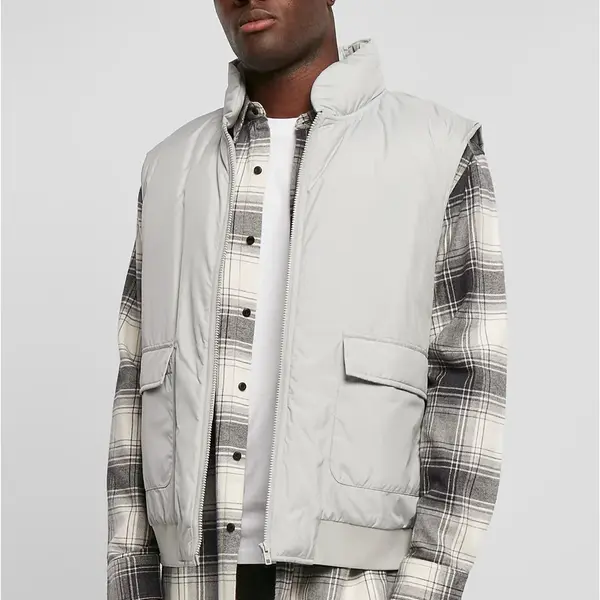 Lightweight Asphalt Vest Clean Puffer Vest